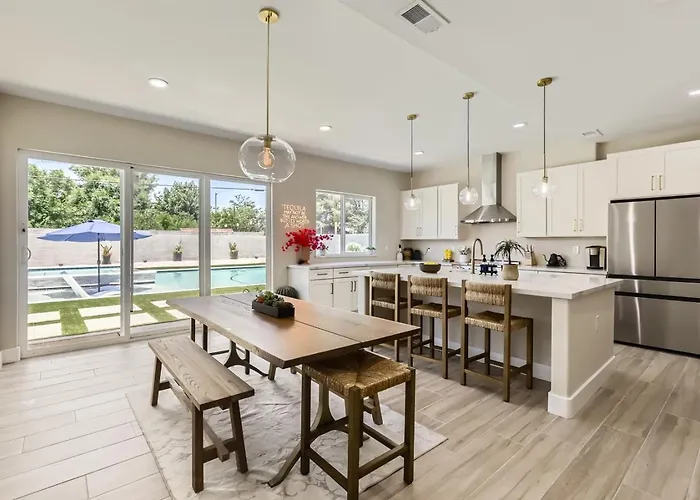 Modern Desert Getaway With Pool, And Tesla Charger *